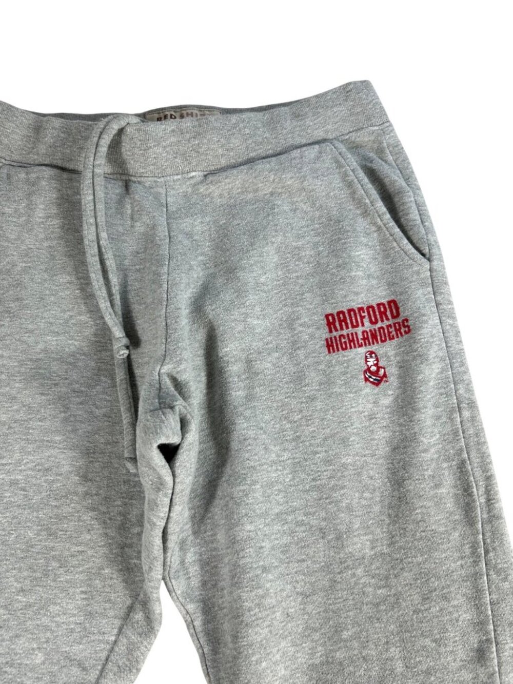 Radford Highlanders Gray Jogger Sweatpants Sz S By Red Shirt Pockets Drawstring